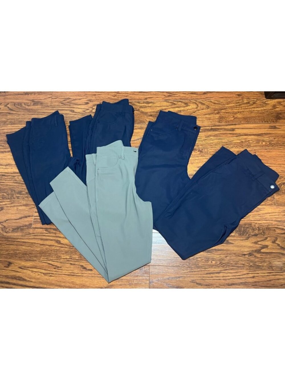 6 pcs Lululemon Men's/Women's Button Up Pants RN#106259 Sz 26/ 28 x 30 Pants U8p - Picture 2 of 15